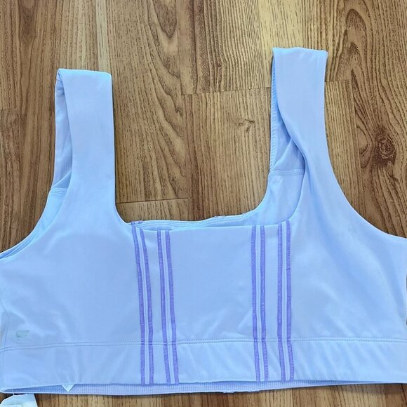 Fabletics Plus-Size Purple Yoga Abby Midi Medium Impact Sports Bra Sz XXL - Picture 6 of 9